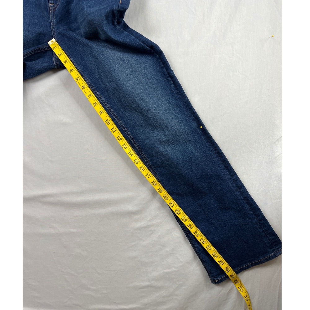 Tommy Hilfiger Tribeca Bootcut Jeans Womens 8 Dark Wash Stretch Mid Rise Denim - Picture 6 of 10